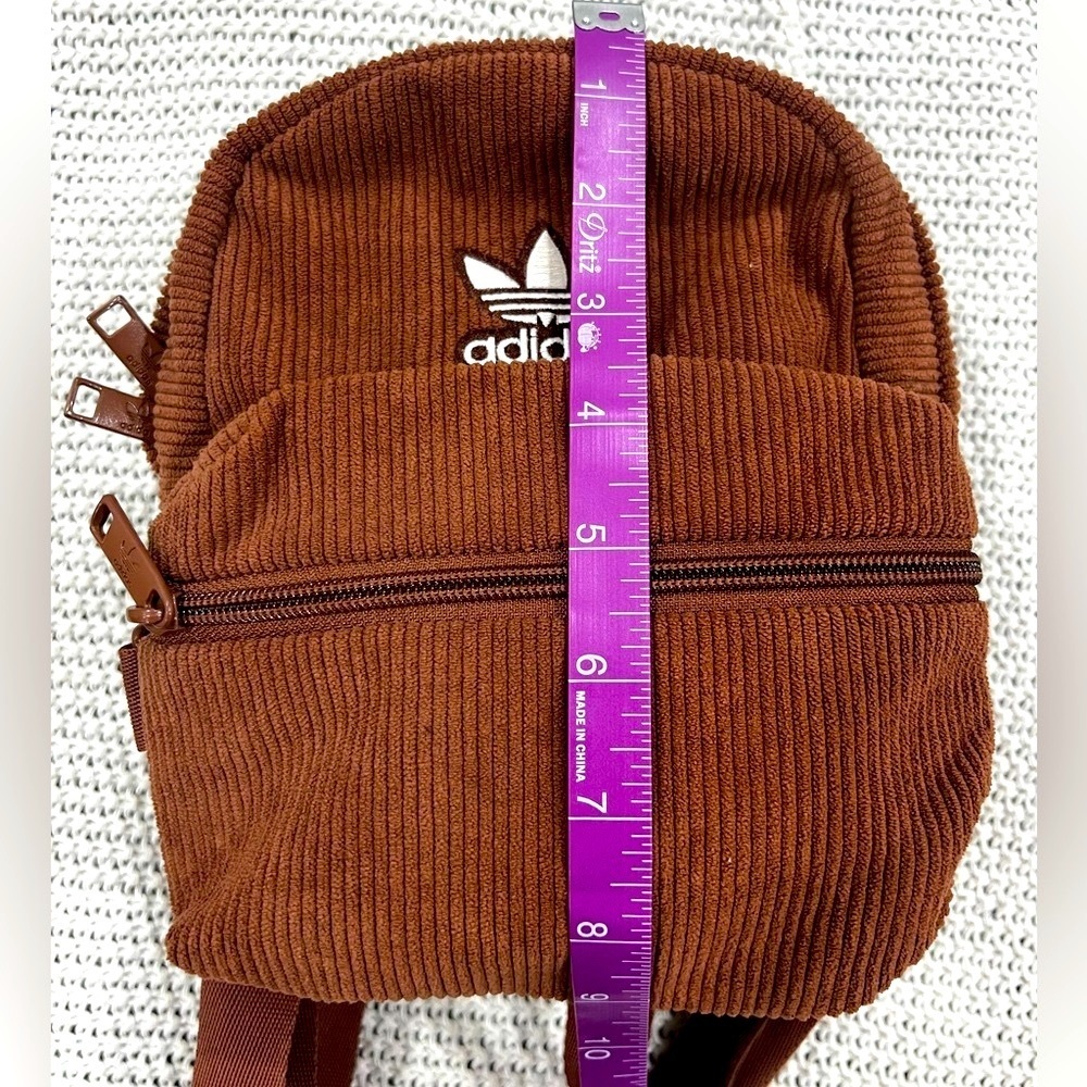 Adidas Brown Ribbed Mini Bag - Picture 9 of 12
